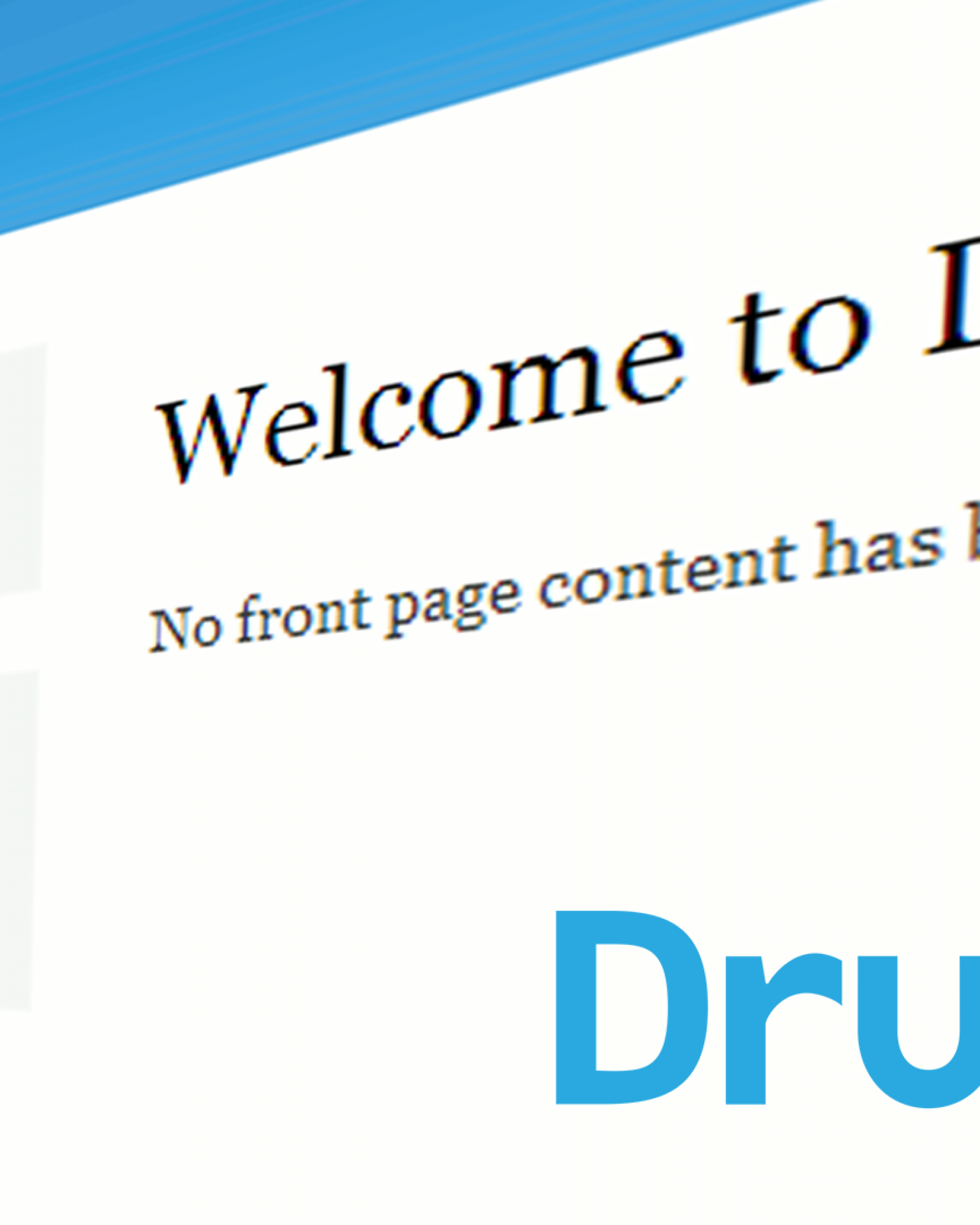 Drupal Frontpage